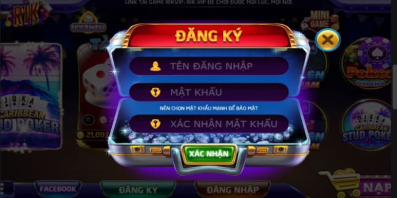 Cách đăng ký RIKVIP chi tiết từng bước